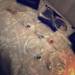 8 for $80 “Not” Alex & Ani Bracelets w 4 pouches